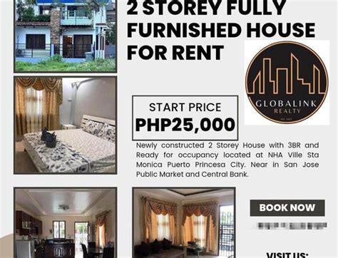 Properties For Rent in Puerto Princesa, Palawan .